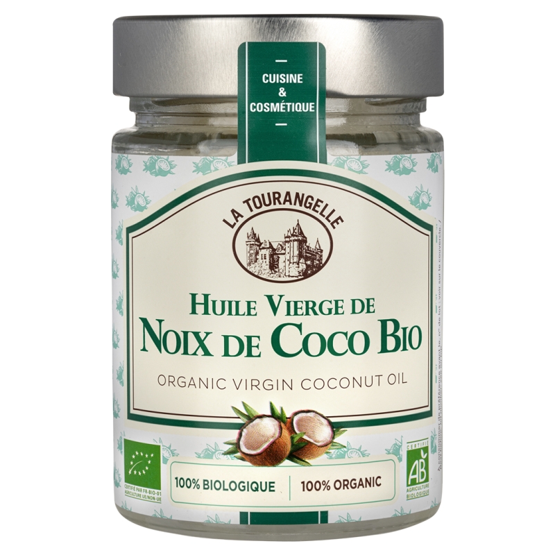 Huile vierge de noix de coco - U Bio - 183 g